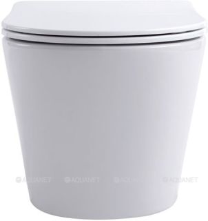 Унитаз подвесной Aquanet Rimless Atago 2.0 W LX-1905 243549 белый